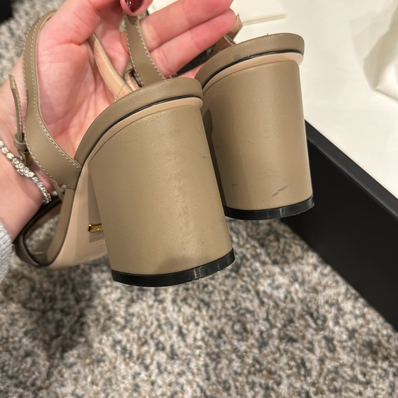 Gucci Leather Mid Heel Sandal - Picture 6 of 7
